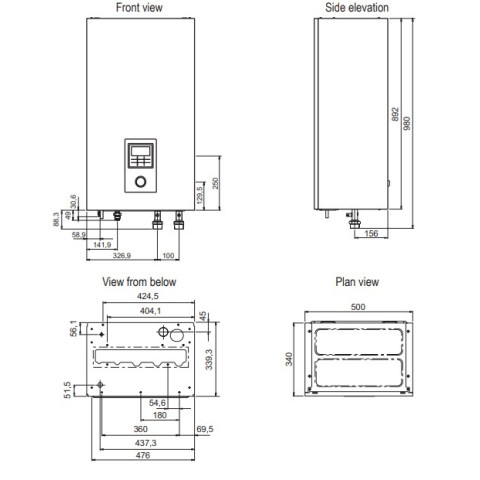 Тепловий насос Panasonic Aquarea High Performance H KIT-WC016H6E5 (Bi-Bloc, 16 кВт, 220 В)