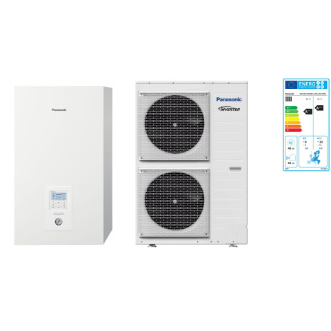 Тепловий насос Panasonic Aquarea High Performance H KIT-WC12H9E8 (Bi-Bloc, 12 кВт, 380 В)