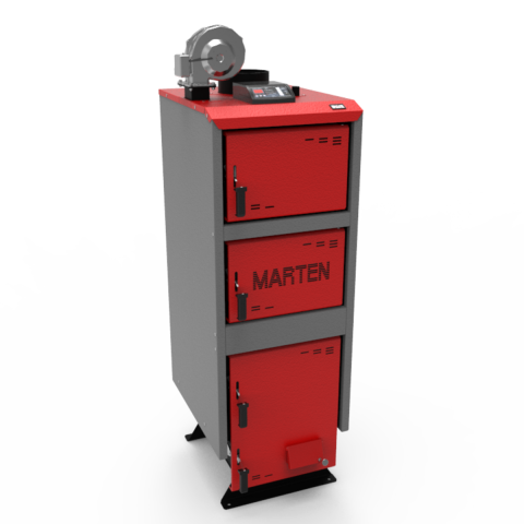 Котел твердопаливний тривалого горіння Marten Comfort MC-80