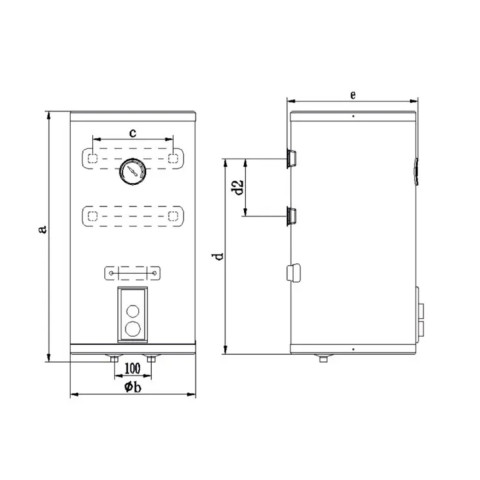 Водонагрівач OCEAN RZL80M-5 ETDT CLASSIC (сухий тен) 80л